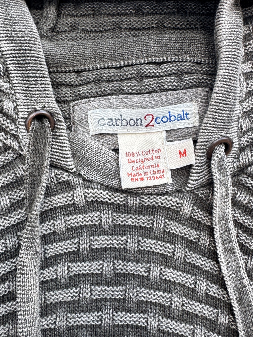 Carbon2Cobalt Textured Knit Pullover Hoodie
Men’s Medium - Picture 4 of 4